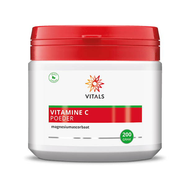 Vitals Vitamine C poeder (magnesiumascorbaat) 200 gram