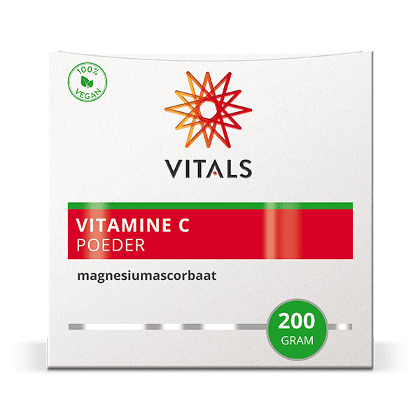 Vitals Vitamine C poeder (magnesiumascorbaat) 200 gram
