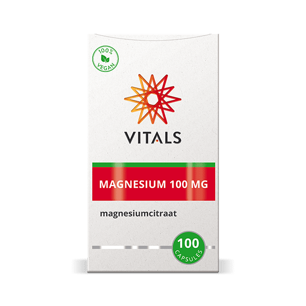 Vitals Magnesium(citraat) 100 mg 100 capsules