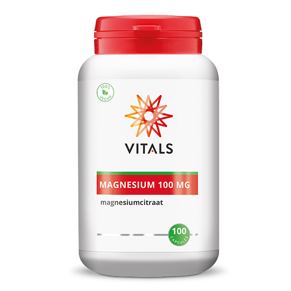 Vitals Magnesium(citraat) 100 mg 100 capsules