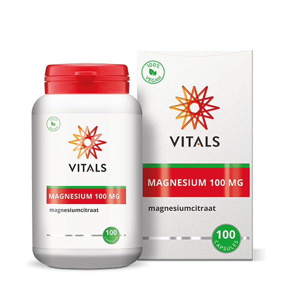 Vitals Magnesium(citraat) 100 mg 100 capsules