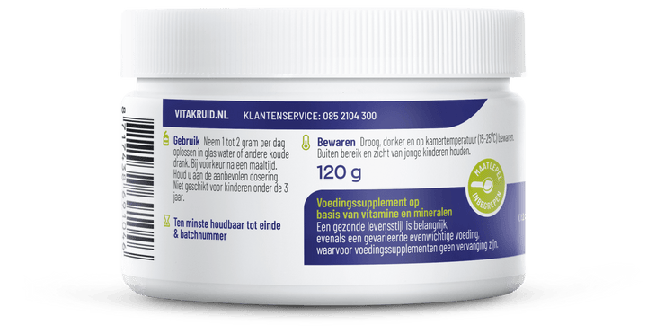 Vitakruid Magnesium Malaat met P-5-P 120 gram