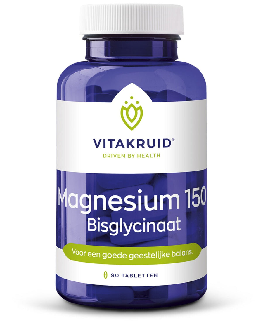 Vitakruid Magnesium 150 bisglycinaat 90 tabletten