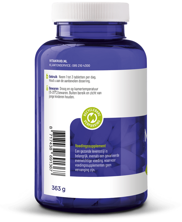 Vitakruid Magnesium 150 bisglycinaat 180 tabletten