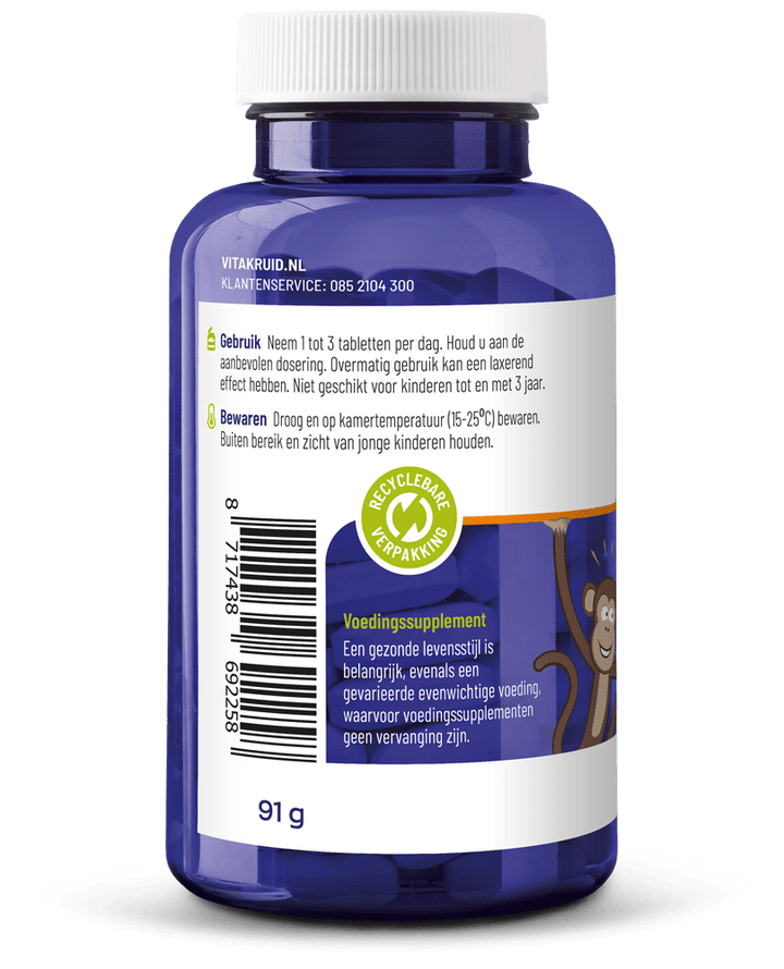 Vitakruid Magnesium junior 90 kauwtabletten