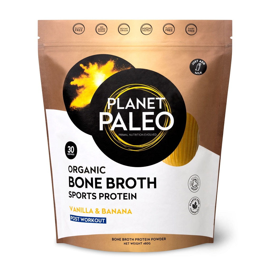 Organic Bone Broth Sport Protein - Vanilla & Banana