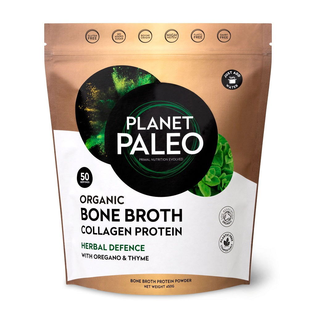 Organic Bone Broth Collagen Protein - Herbal Defence