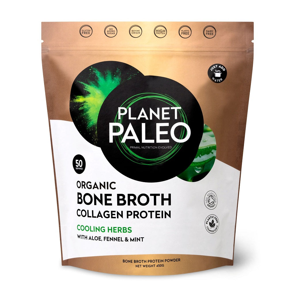Organic Bone Broth Collagen Protein Cooling Herbs