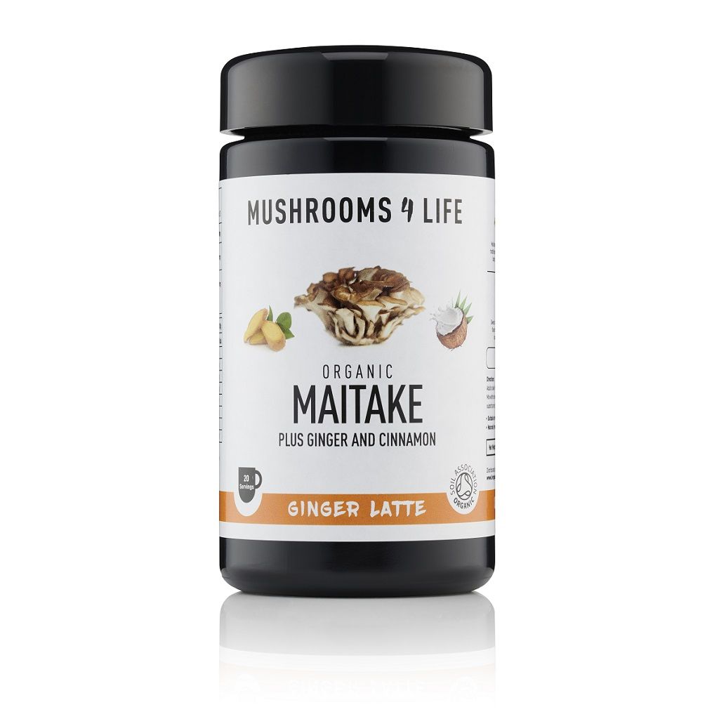 Maitake - Gember Paddenstoelen Latte 1000mg Bio