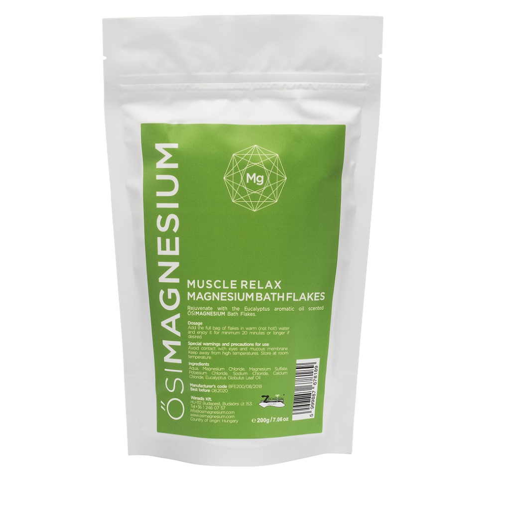 Muscle Relax Magnesium Bath Flakes Eucalyptus (OsiMagnesium) 1000gr