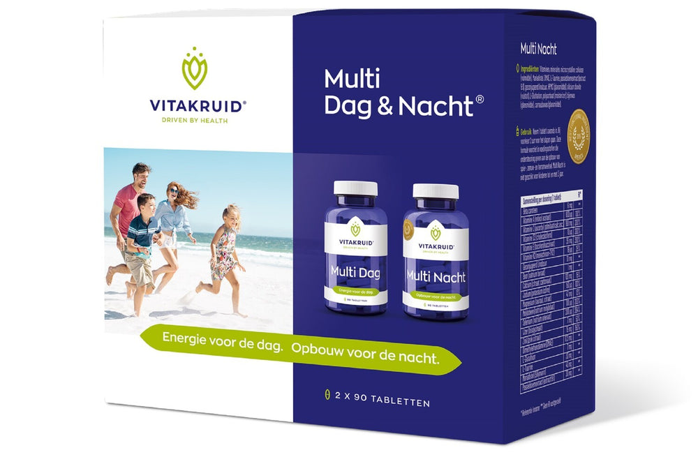 Vitakruid Multi dag & nacht 2 x 90 tabletten 180 tabletten