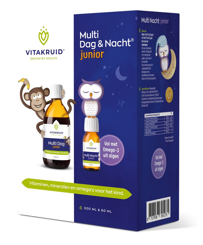 Vitakruid Multi dag & nacht junior 360 milliliter