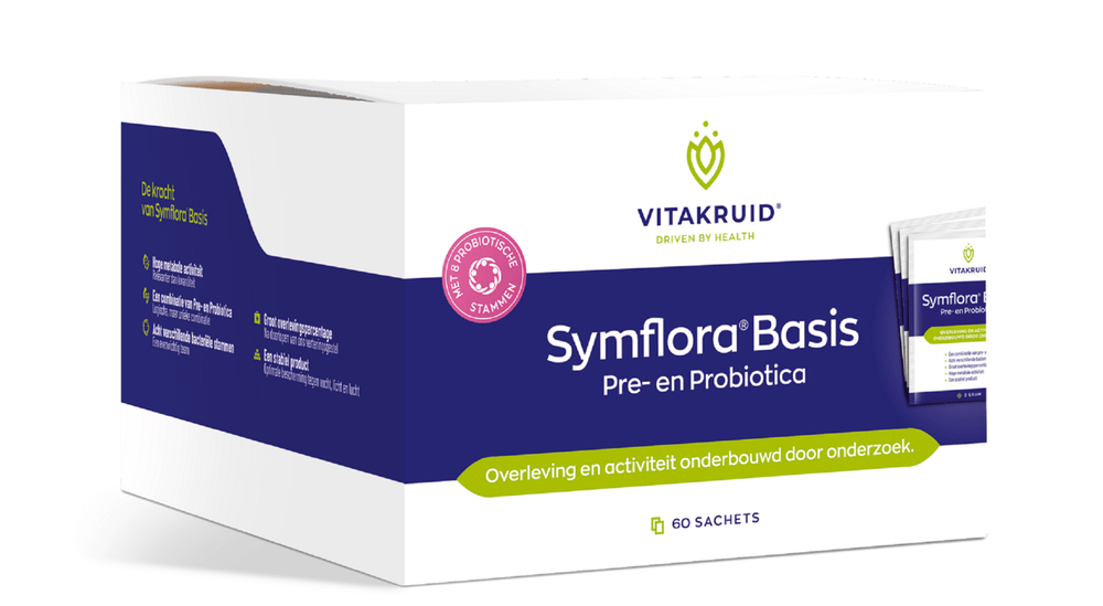 Vitakruid Symflora basis pre- & probiotica 60 sachets