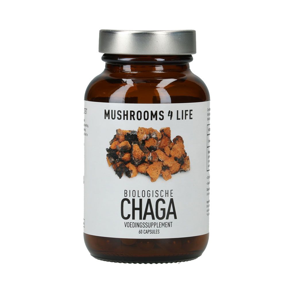 Chaga Paddenstoelen Capsules Bio