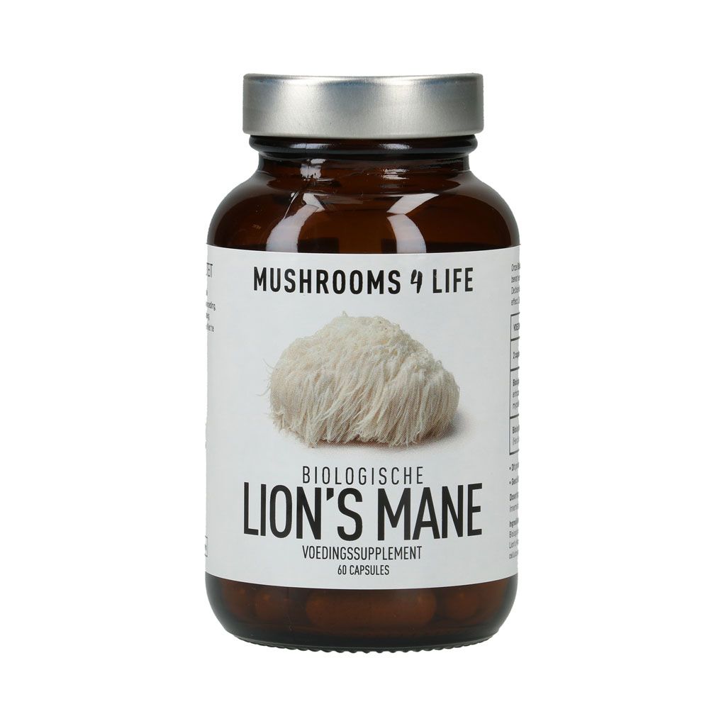 Lion's Mane Paddenstoelen Capsules Bio