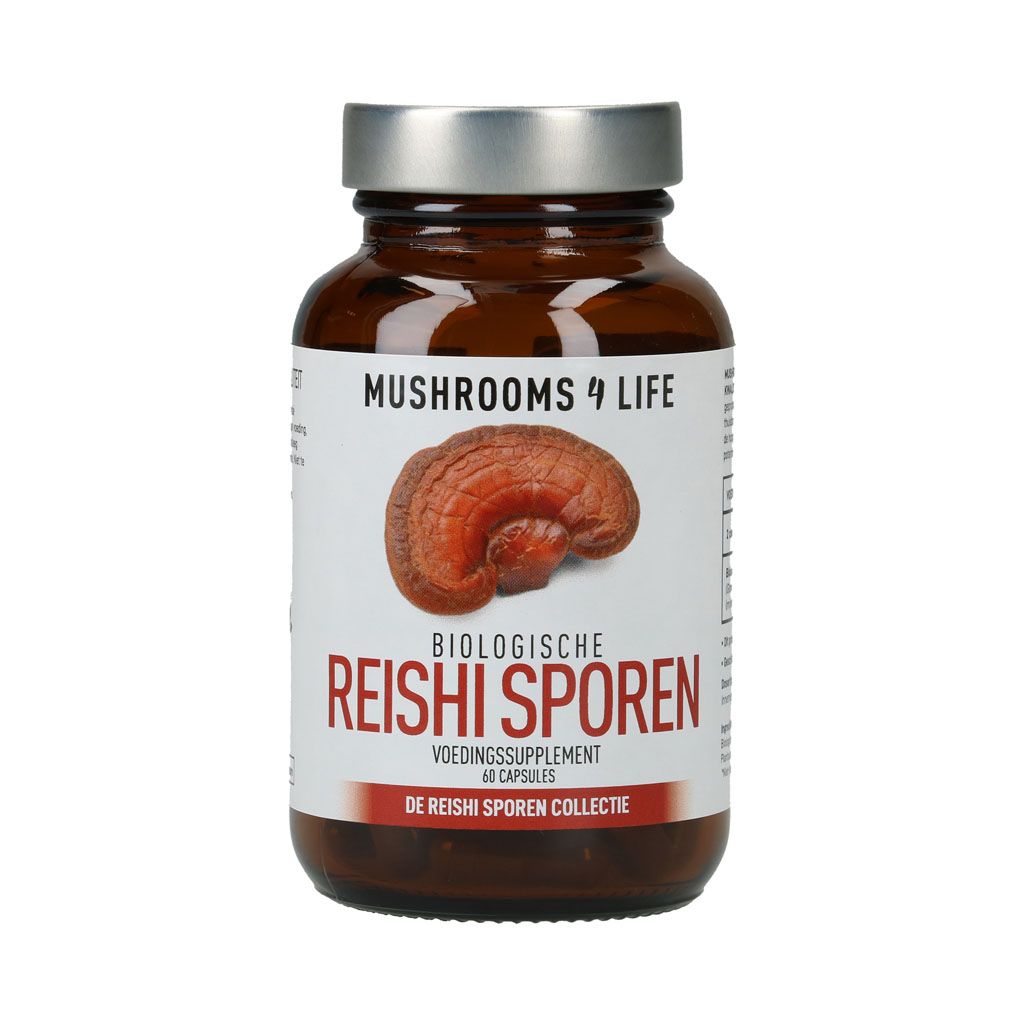 Reishi Spore Paddenstoelen Capsules Bio