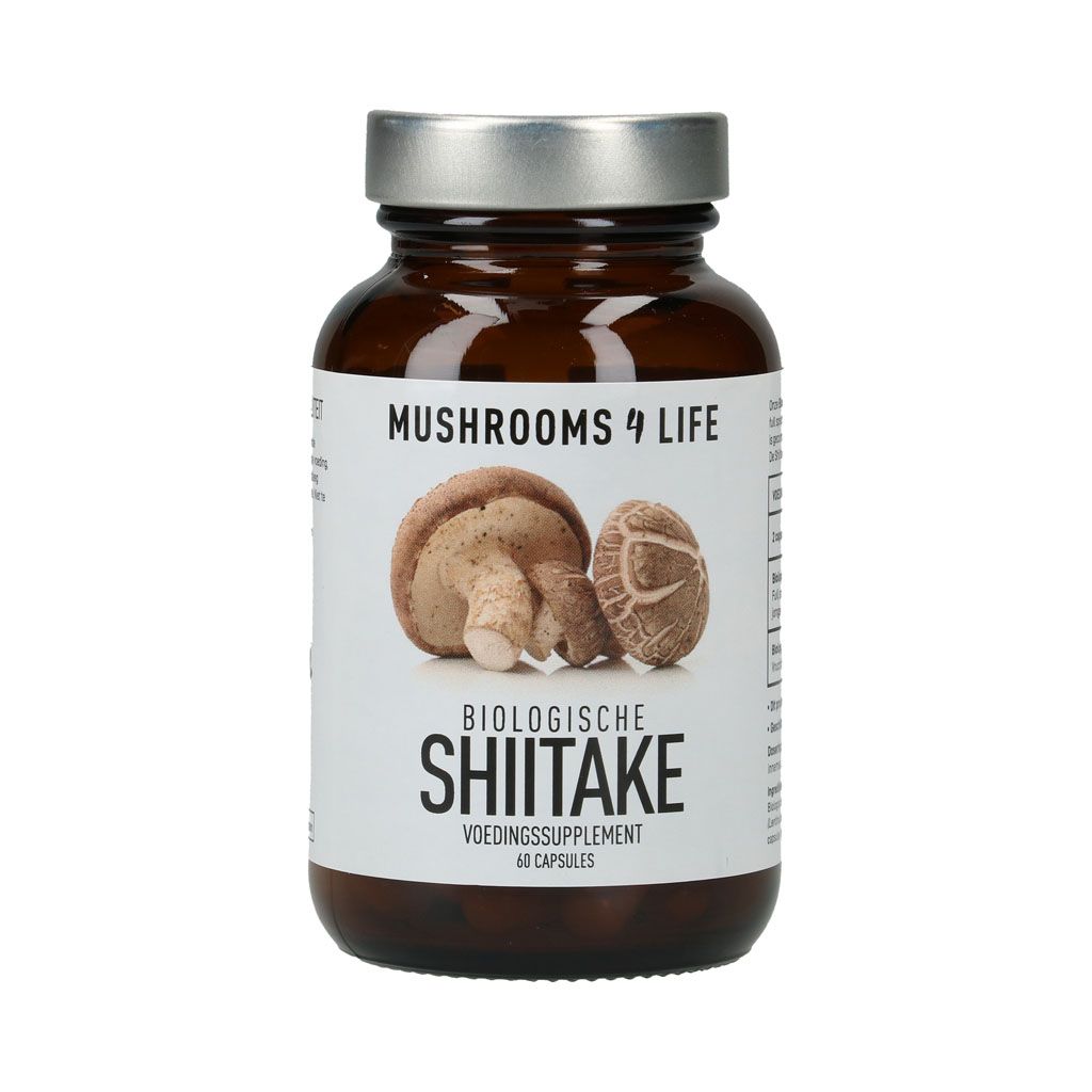 Shiitake Paddenstoelen Capsules Bio